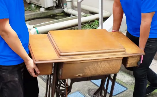 様々な種類の家財を一度に回収します 